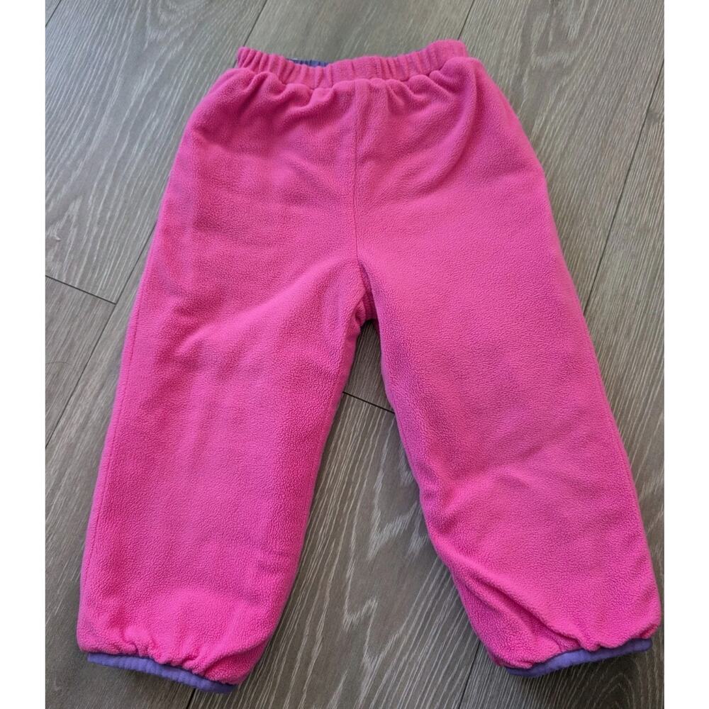 Columbia child Double Trouble Elastic Pink and purple Reversible Snow pants 4T - Picture 6 of 8
